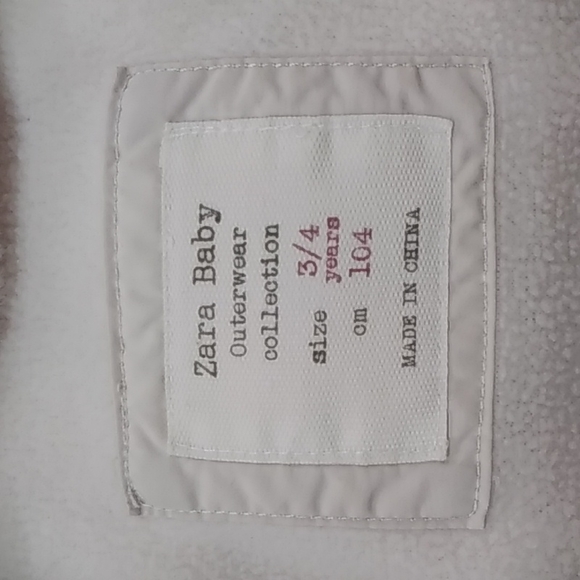 Zara Baby Toddler Coat 4908w - Picture 6 of 6